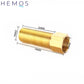 HEMOS BRASS PIPE FITTING EXTENSION ADAPTOR MALE FEMALE 1/2X2INCH,1/2X3INCH,1/2X4INCH