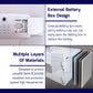 HEMOS ALARM IRON FIRE-PROOF ANTI-THEFT FINGERPRINT DIGITAL SECURITY SAFETY LARGE DOOR BOX HM-DM-3H