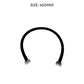 HEMOS BATHROOM PARTS 300-800MM NYLON PVC HIGH PRESSURE FLEXIBLE HOSE (BLACK,SILVER) HM-0067,0068