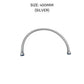 HEMOS BATHROOM PARTS 300-800MM NYLON PVC HIGH PRESSURE FLEXIBLE HOSE (BLACK,SILVER) HM-0067,0068