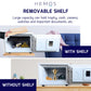 HEMOS ALARM IRON FIRE-PROOF ANTI-THEFT FINGERPRINT DIGITAL SECURITY SAFETY LARGE DOOR BOX HM-DM-3H
