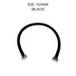 HEMOS BATHROOM PARTS 300-800MM NYLON PVC HIGH PRESSURE FLEXIBLE HOSE (BLACK,SILVER) HM-0067,0068