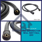 HEMOS 120/150/180CM EXTRA STRONG HIGH PRESSURE SHOWER BIDET STEEL NYLON HOSE WITH BRASS NUT