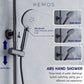 HEMOS BATHROOM FAUCET 3 MODE BRASS MIXER RAIN SHOWER SETS SET MANDIAN HM-19068-MG