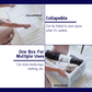 MULTIPURPOSE 40L NEW PP MATERIAL FOLDABLE STACKABLE STORAGE BOX CONTAINER