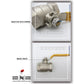 VIP BRASS FULL BORE BALL VALVE 343FF
