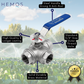 HEMOS BATHROOM FAUCET STEEL HANDLE 3 WAY VALVE FOR MEMBRANE FILTER BACKWASH HM-413