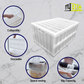 MULTIPURPOSE 40L NEW PP MATERIAL FOLDABLE STACKABLE STORAGE BOX CONTAINER
