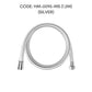 HEMOS 120/150/180CM EXTRA STRONG HIGH PRESSURE SHOWER BIDET STEEL NYLON HOSE WITH BRASS NUT
