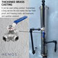 HEMOS BATHROOM FAUCET STEEL HANDLE 3 WAY VALVE FOR MEMBRANE FILTER BACKWASH HM-413