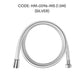 HEMOS 120/150/180CM EXTRA STRONG HIGH PRESSURE SHOWER BIDET STEEL NYLON HOSE WITH BRASS NUT