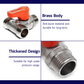 ANA 1/2" ALUMINIUM HANDLE 3-WAY MINI VALVE 1103-MMM