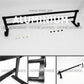 HEMOS BATHROOM FAUCET ALUMINUM DOUBLE TOWEL CLOTH BAR HM-81102 (MATT BLACK, MATT SILVER)