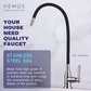 HEMOS KITCHEN FAUCET STEEL 304 WATER FILTER PILLAR SINK TAP HM-381,382