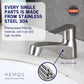 HEMOS BATHROOM FAUCET STAINLESS STEEL SUS PILLAR BASIN TAP HM-3203-MS