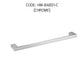 HEMOS BATHROOM FITTING SUS 304 TOWEL RACK PAPER HOLDER CHROME BLACK RAK BILIK MANDI 84SERIES