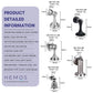 HEMOS PARTS SUS 304 SPRING SOFT CATCH HEAVY DUTY MAGNET DOOR STOPPER BOTH WALL & FLOOR MOUNT