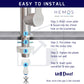 HEMOS KITCHEN FAUCET STEEL 304 WATER FILTER PILLAR SINK TAP HM-381,382
