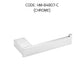 HEMOS BATHROOM FITTING SUS 304 TOWEL RACK PAPER HOLDER CHROME BLACK RAK BILIK MANDI 84SERIES