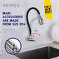 HEMOS KITCHEN FAUCET FLEXIBLE BLACK NYLON HOSE WITH HOLDER KEPALA PAIP SINKI HM-3301FH,3302FH-MS