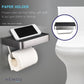 HEMOS BATHROOM FITTING ALUMINIUM ACCESSORIES TOWEL RACK HOLDER GREY BLACK RAK BILIK MANDI 84SERIES