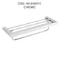 HEMOS BATHROOM FITTING SUS 304 TOWEL RACK PAPER HOLDER CHROME BLACK RAK BILIK MANDI 84SERIES