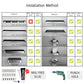 HEMOS BATHROOM FITTING ALUMINIUM ACCESSORIES TOWEL RACK HOLDER GREY BLACK RAK BILIK MANDI 84SERIES