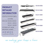 HEMOS BATHROOM FITTING ALUMINIUM ACCESSORIES TOWEL RACK HOLDER GREY BLACK RAK BILIK MANDI 84SERIES