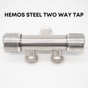 HEMOS STEEL TWO WAY TAP HM-3237-MS