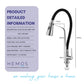HEMOS KITCHEN FAUCET FLEXIBLE BLACK NYLON HOSE WITH HOLDER KEPALA PAIP SINKI HM-3301FH,3302FH-MS