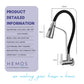 HEMOS KITCHEN FAUCET FLEXIBLE BLACK NYLON HOSE WITH HOLDER KEPALA PAIP SINKI HM-3301FH,3302FH-MS