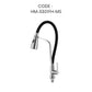 HEMOS KITCHEN FAUCET FLEXIBLE BLACK NYLON HOSE WITH HOLDER KEPALA PAIP SINKI HM-3301FH,3302FH-MS