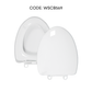 HEAVY DUTY V SHAPE PP MATERIAL SOFT CLOSE SEAT COVER ADJUSTABLE HINGES PENUTUP MANGKUK TANDAS DUDUK