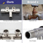 HEMOS STEEL TWO WAY TAP HM-3237-MS