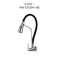 HEMOS KITCHEN FAUCET FLEXIBLE BLACK NYLON HOSE WITH HOLDER KEPALA PAIP SINKI HM-3301FH,3302FH-MS