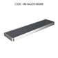 HEMOS BATHROOM FITTING ALUMINIUM ACCESSORIES TOWEL RACK HOLDER GREY BLACK RAK BILIK MANDI 84SERIES