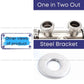 HEMOS STEEL TWO WAY TAP HM-3237-MS