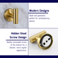 HEMOS SUS304 STAINLESS STEEL TOWEL HOOK WALL MOUNTED HANGER HMBF-83800