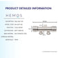 HEMOS STEEL TWO WAY TAP HM-3237-MS