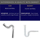 HEMOS BATHROMM PARTS 32 X 50MM BRASS C/P BASIN BOTTOM BOTTLE TRAP (FLEXIBLE) PERENGKAP BOTOL HM-0051
