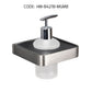 HEMOS BATHROOM FITTING ALUMINIUM ACCESSORIES TOWEL RACK HOLDER GREY BLACK RAK BILIK MANDI 84SERIES