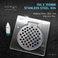 HEMOS 6 x 6 150MM 304 STEEL FLOOR TRAP GRATING HM - 108