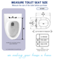 HEAVY DUTY UF/PP MATERIAL D SHAPE SOFT CLOSE SEAT COVER ADJUSTABLE HINGES PENUTUP MANGKUK DUDUK