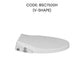 HEAVY DUTY PP MATERIAL SOFT CLOSE SEAT COVER C/W BIDET SPRAYER PENUTUP MANGKUK TANDAS 3500,6500,7500