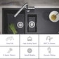 HEMOS KITCHEN FAUCET STEEL PULL OUT COLD PILLAR SINK TAP KEPALA PAIP DAPUR HM-19054-MS