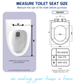 HEAVY DUTY UF/PP MATERIAL D SHAPE SOFT CLOSE SEAT COVER ADJUSTABLE HINGES PENUTUP MANGKUK DUDUK