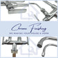 HEMOS KITCHEN FAUCET TWINS BRASS PILLAR FILTER SINK TAP HM-311