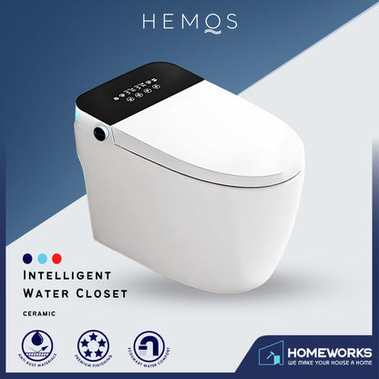 HEMOS BATHROOM SMART TOILET INTELLIGENT WATER CLOSET AUTOMATIC MULTI-FUNCTIONAL HM-781-250-W