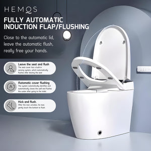 HEMOS BATHROOM SMART TOILET INTELLIGENT WATER CLOSET AUTOMATIC MULTI-FUNCTIONAL HM-781-250-W
