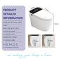 HEMOS BATHROOM SMART TOILET INTELLIGENT WATER CLOSET AUTOMATIC MULTI-FUNCTIONAL HM-781-250-W